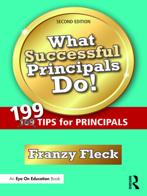cover image of What Successful Principals Do!